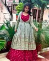 Krishi Georgette Heavy Indo Western Lehenga Wholesale Market In Surat